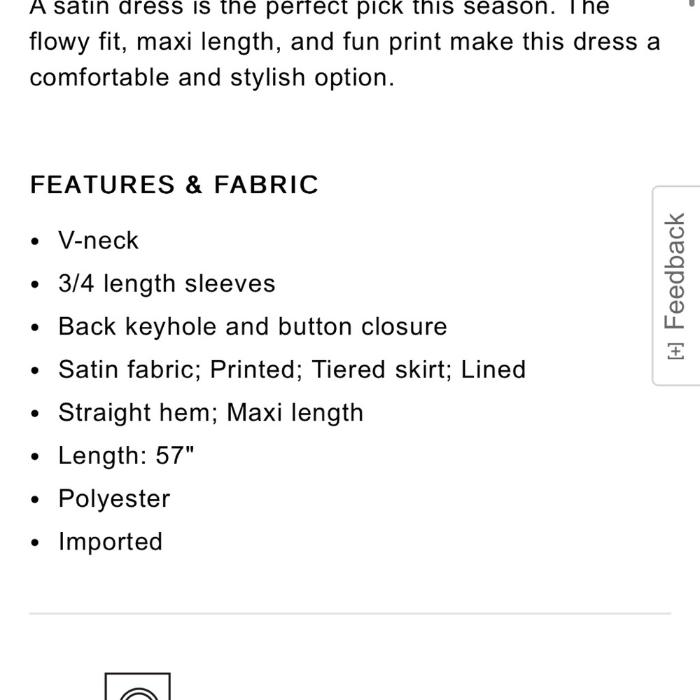 Satin Maxi Dress XL - Picture 2 of 6